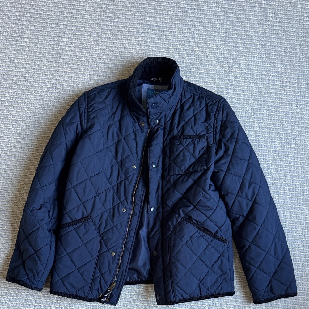 Jcrew Crewcuts Quilted Dark Blue Puffer Jacket